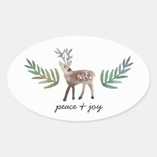 Liebend Ovaler Aufkleber (Vorderseite)