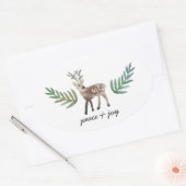 Liebend Ovaler Aufkleber (Umschlag)