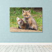 Liebende Augen Leinwanddruck (Insitu (Holzboden))