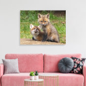 Liebende Augen Leinwanddruck (Insitu (Wohnzimmer))