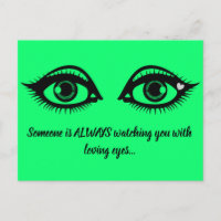 Liebende Augen Niedlich ermutigend Zitat Lime Gree