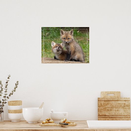 Liebende Augen Poster (Küche)