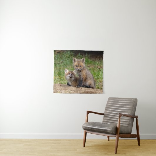 Liebende Augen Wandteppich (Beispiel (Horizontal))