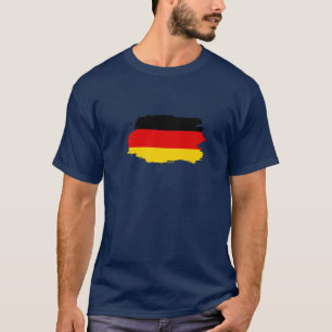 Liebende Deutschland Flaggen Patriotische deutsche T-Shirt