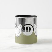 Liebende Doves Hochzeit Tasse (Zentrum)