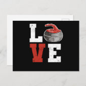 Liebende Eisschwärmer lieben Wintereis Postkarte (Vorne/Hinten)