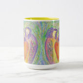 Liebende Engel des Guardian Heart Art Kaffee Tasse (Mittel)