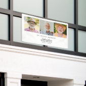 Liebende Erinnerung Moderne, stilvolle 3-Foto-Beer Banner (Äußeres Gebäude)