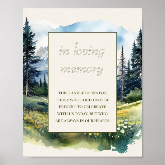 Liebende Erinnerungslandwetterhochzeit Poster (Vorne)