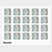 LIEBENDE GARDISCHE ANGEL FRIEDHOF STICKERS Squ SHE (Blatt)