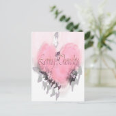 Liebende Gedanken Postkarte (Stehend Vorderseite)