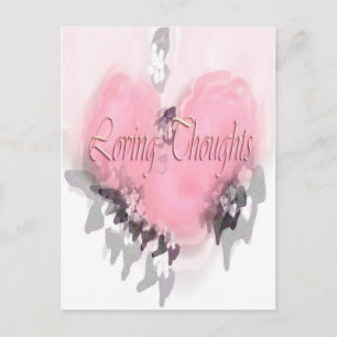 Liebende Gedanken Postkarte