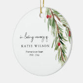 Liebende Geschenke für Erinnerungen Keramik Ornament (Links)