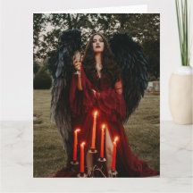 Liebende Göttin in Schwarz-Weiß-Karte