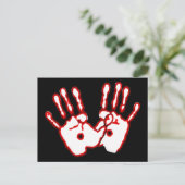 Liebende Hände - John 20:27 Postkarte (Stehend Vorderseite)