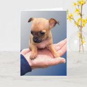 Liebende Hände Karte (Gelbe Blume)