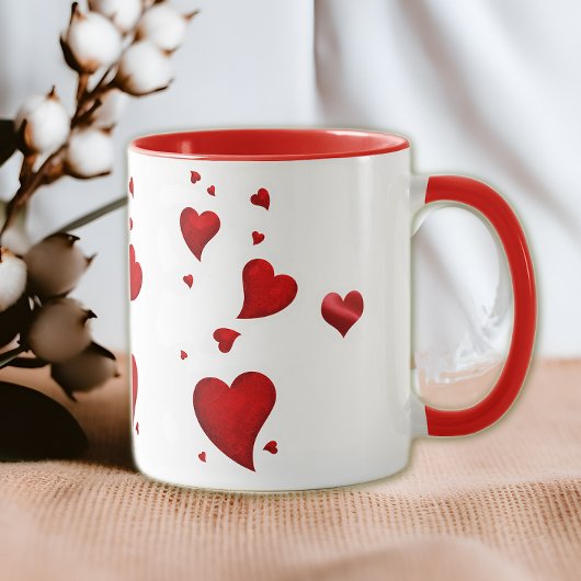 Liebende Herzen 2 Tasse