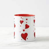 Liebende Herzen 2 Tasse (Zentrum)