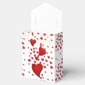 Liebende Herzen Geschenkschachtel (Geöffnet)