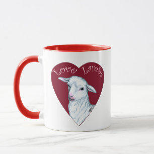 Liebende Lämmer Tasse