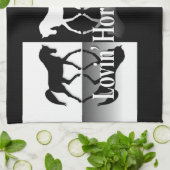 Liebende Pferde Geschirrtuch (Gefaltet)