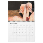 Liebende Schwäne, Liebesvögel 20XX Personalisiert Kalender (Feb 2026)