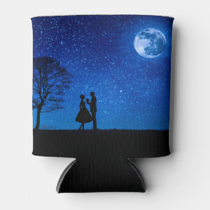 Liebende unter einem Vollmond Dosenkühler