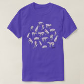 Liebende Windhunde T-Shirt (Design vorne)