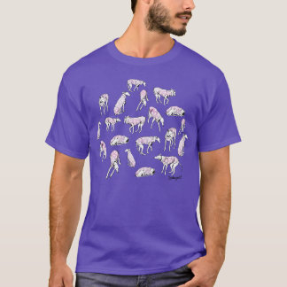 Liebende Windhunde T-Shirt