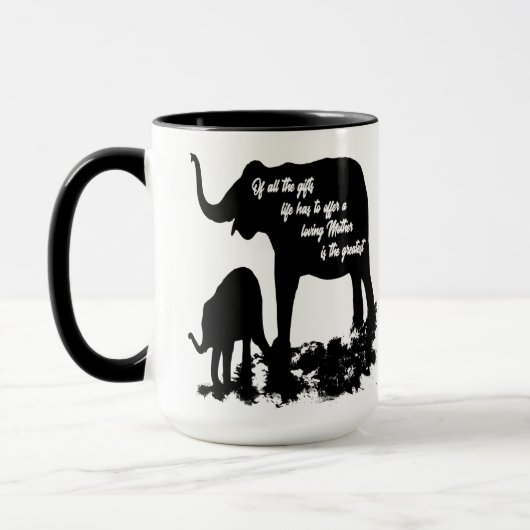 Liebende Zitatelefonisten Tasse (Links)