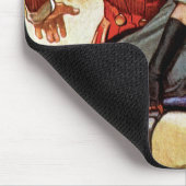 Liebende zu Pferd Mousepad (Ecke)