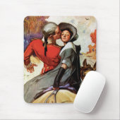 Liebende zu Pferd Mousepad (Mit Mouse)