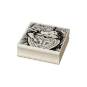 LIEBENDER GARDISCHER ANGEL-FRIEDHOF, GRAVIERE RUBB GUMMISTEMPEL (Stempel)