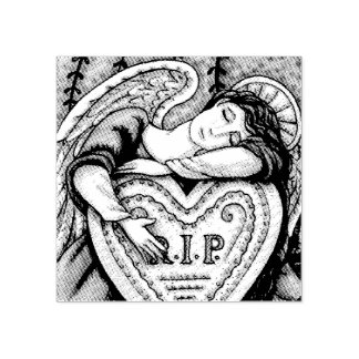 LIEBENDER GARDISCHER ANGEL-FRIEDHOF, GRAVIERE RUBB GUMMISTEMPEL