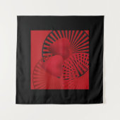 Liebendes Herz Wandteppich (Vorderseite (Horizontal))