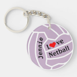 Liebenetball-Ball personalisiert Schlüsselanhänger