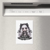 Liebenswert mit einer dunklen Seite Gothic Süß Mag Magnet (In Situ (Geschirrspüler))
