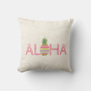 Liebenswerte Aloha Hawaiianische Gestreifte Ananas Kissen