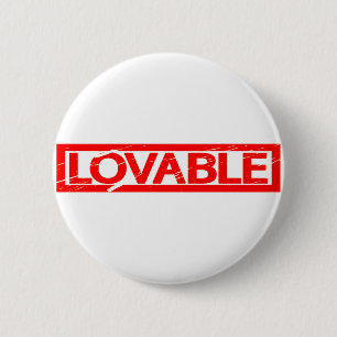 liebenswerte Briefmarke Button