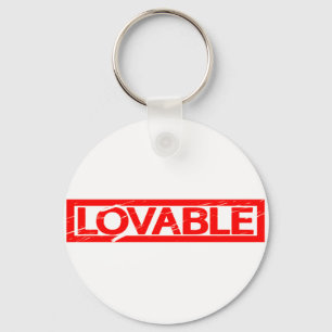 liebenswerte Briefmarke Schlüsselanhänger