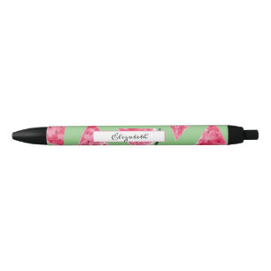 Liebenswerte Coole Aquarell-Wassermelone Grün Kugelschreiber