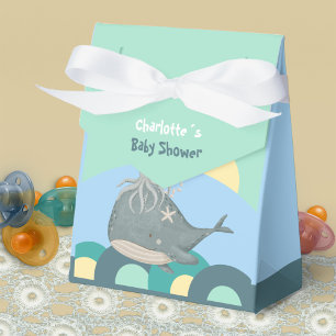 Liebenswerte Nautilus Wal Tintenfisch Grüne Babypa Geschenkschachtel