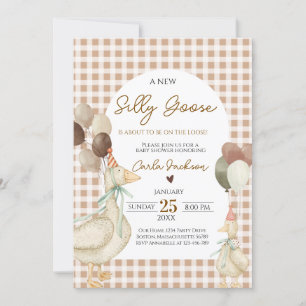 Liebenswerte Neue Dumme Gans Baby Shower Einladung