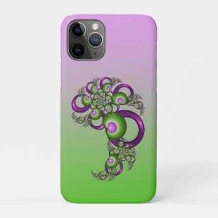 Liebenswerte rosa grüne Herzen modernes abstraktes Case-Mate iPhone Hülle
