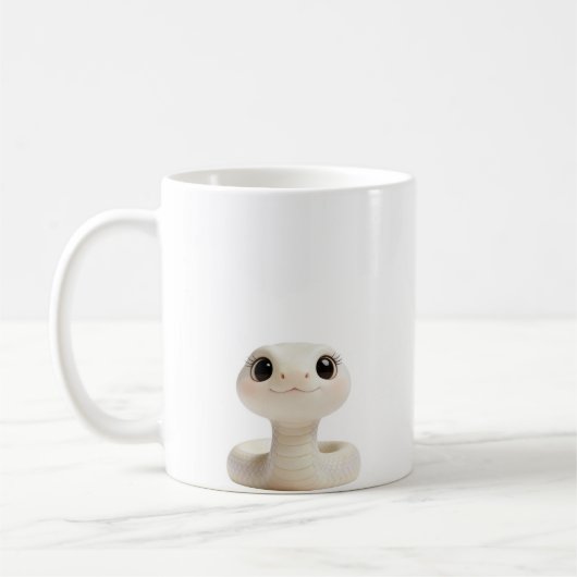 liebenswerte Schlange Kaffeetasse (Links)