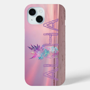 Liebenswerter Aloha Hawaiianischer Ananas, Sonnenu Case-Mate iPhone Hülle