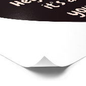 Liebenswerter Poster mit cooler Sau (Ecke)