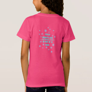 Liebenswerter Rosa Winterdrache – Magischer Schnee T-Shirt