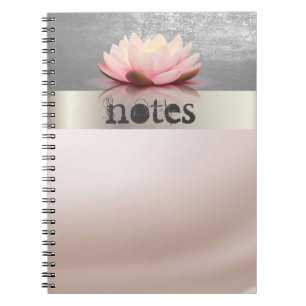 Liebenswerter stilvoller Lotus Notizblock