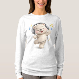 Liebenswerter und süßer Teddybär-Design T-Shirt